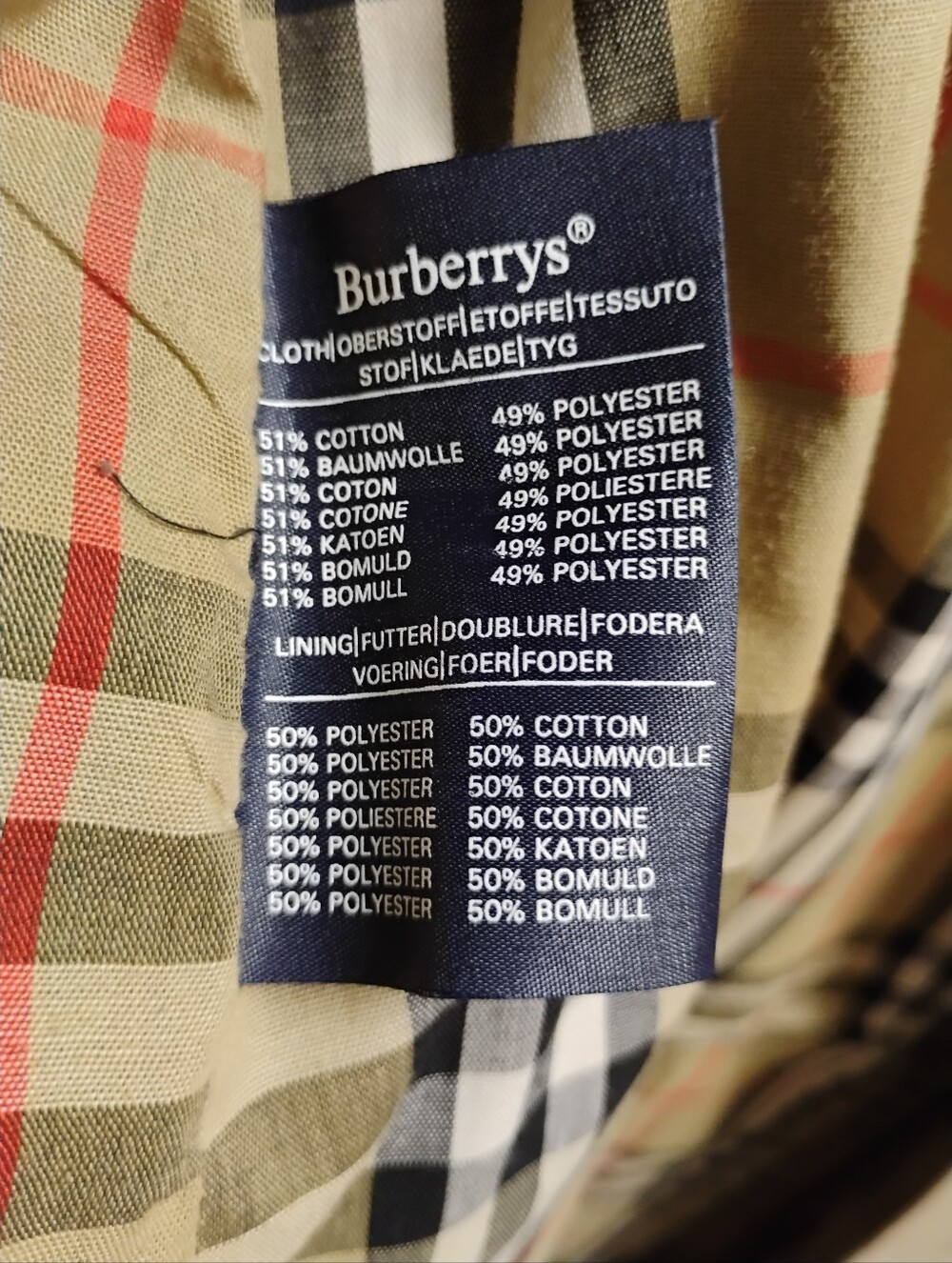 Vintage Burberry Trench Coat With Removable Collar - Picture 8 of 16